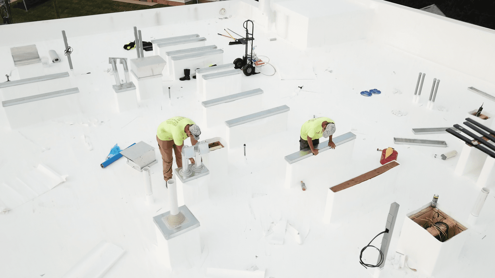 Quality Materials for commercial and residential roofing.